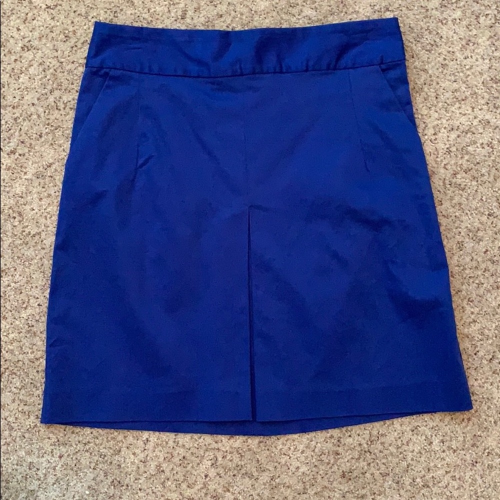 Express Royal Blue Pencil Skirt w/ Zipper Size 8